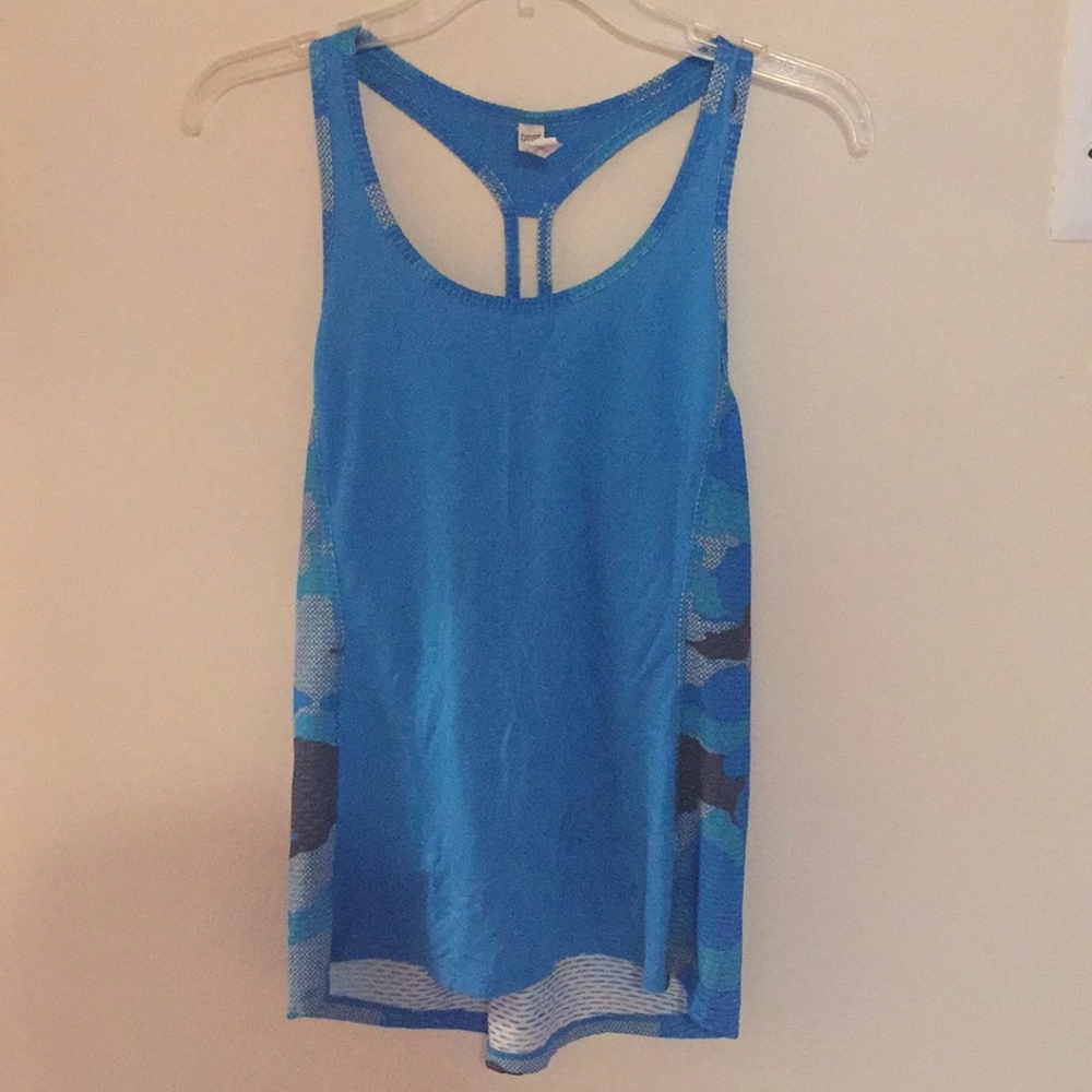 Blue camo Nike racerback tank